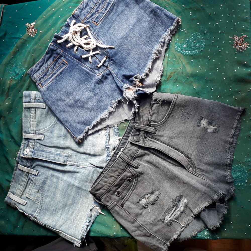3 pairs of shorts Levi's and 2 Pirs of BDG